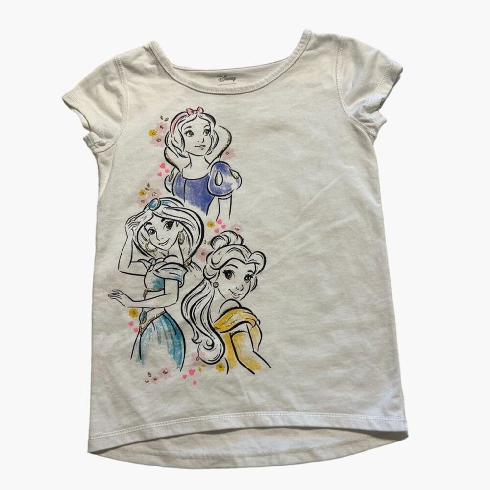 Disney Jumping Beans Toddler Girls Size 2T Princess Graphic Tee Twins Multiples